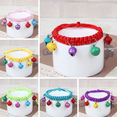 Vòng cổ thời trang cho thú cưng có gắn chuông đủ màu 